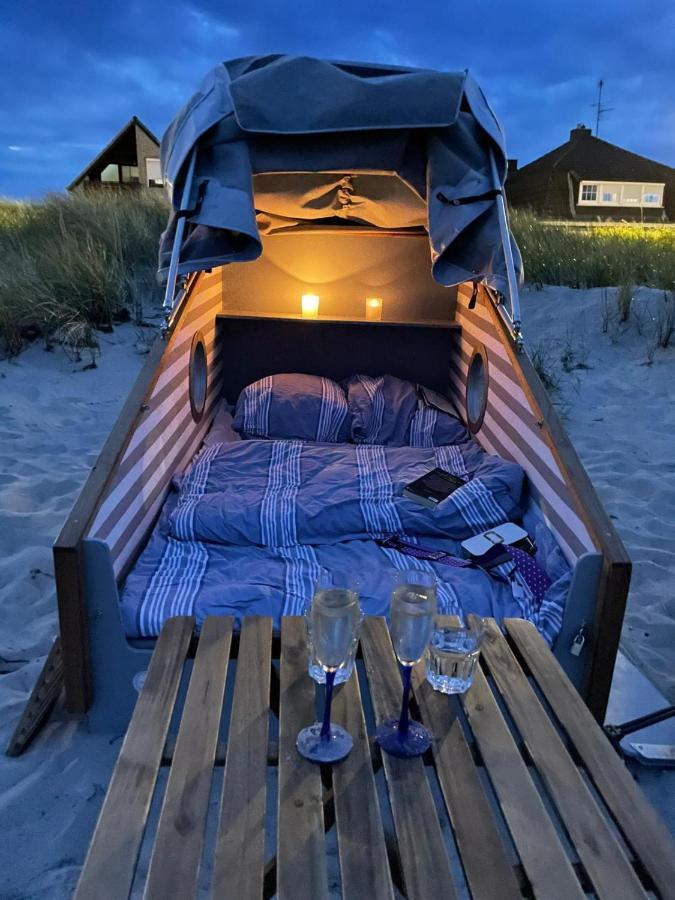 Schlafstrandkorb Nr. 5 Timmendorfer Strand Kültér fotó